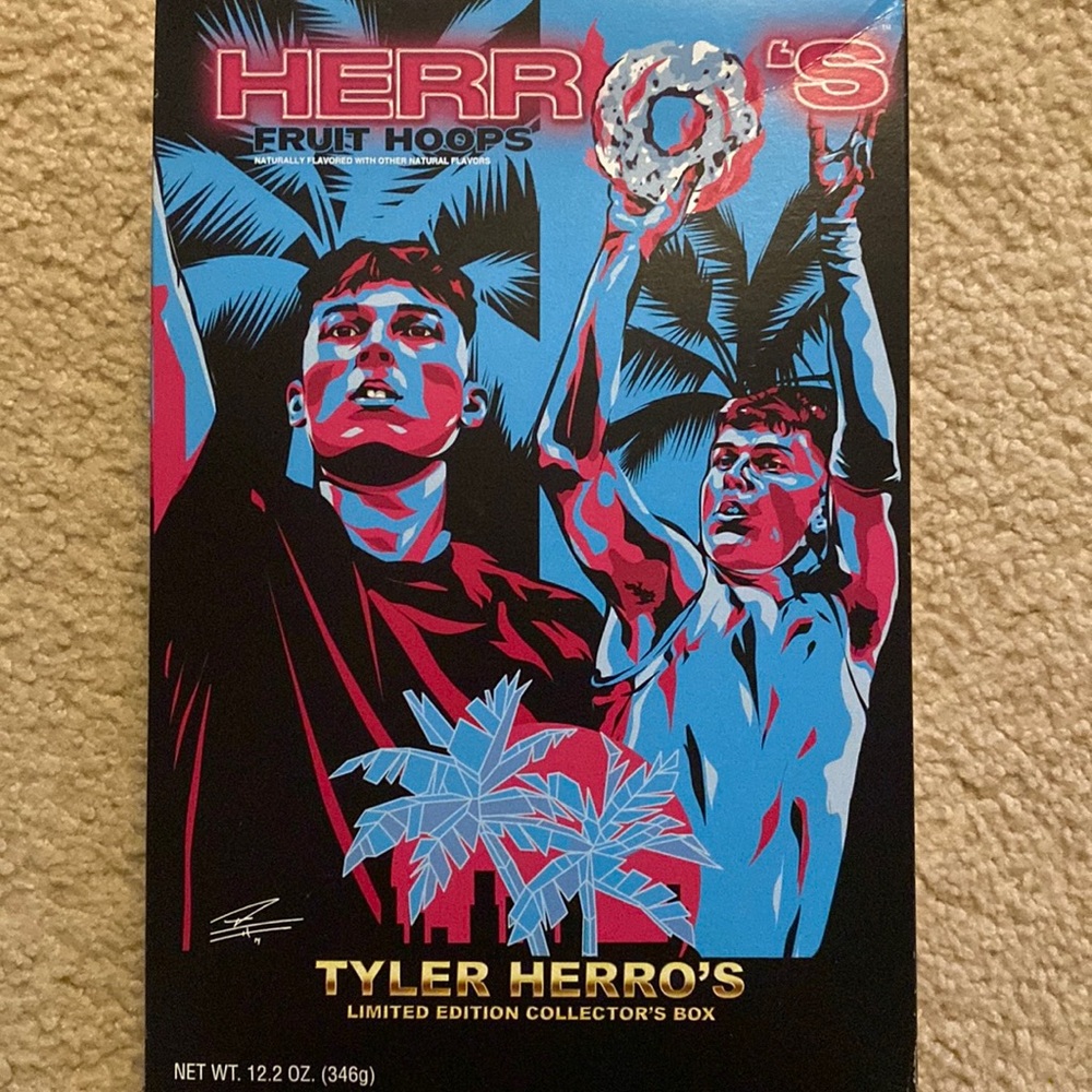 Tyler Herro breakfast cereal limited edition